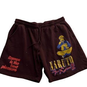 Red Naruto Shorts, few paint stains